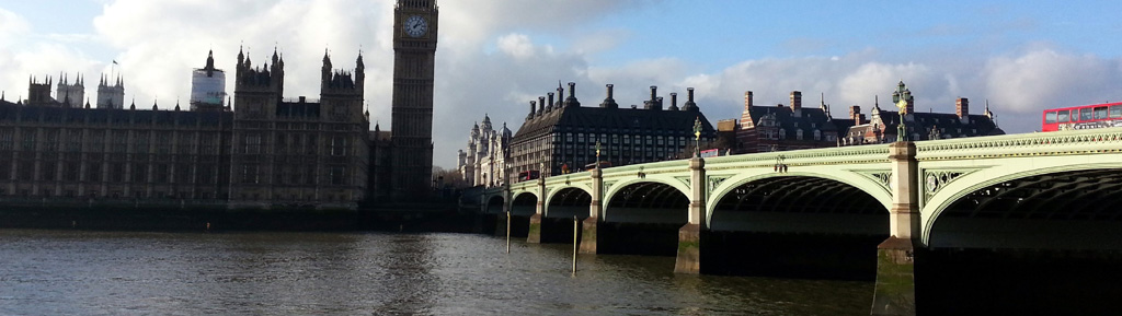 London Big Ben, Houses of Parliament & Westminster Bridge